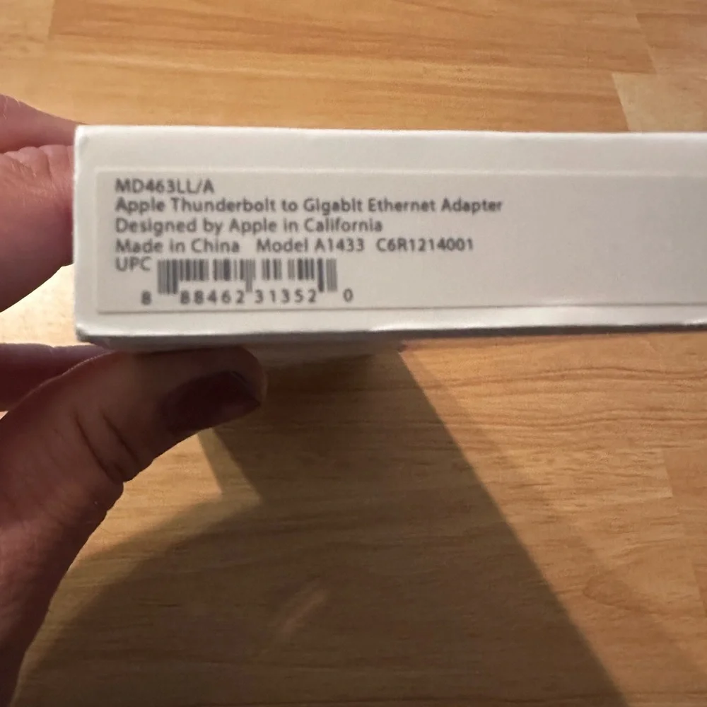 Apple thunderbolt gigabit